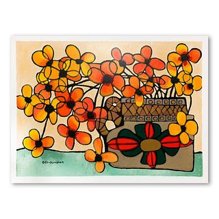 Ben Simhon, "Autumn" Hand Signed Limited Edition Serigraph on Paper with Letter of Authenticity.