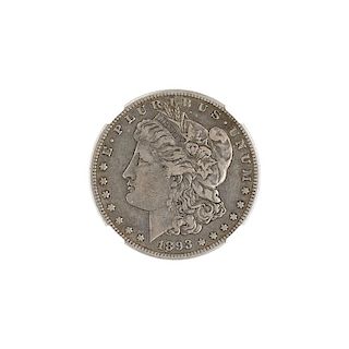 U.S. 1893-S MORGAN SILVER DOLLAR COIN
