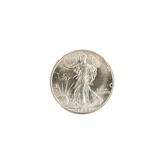 1944 P, D, AND S WALKING LIBERTY 50C COIN