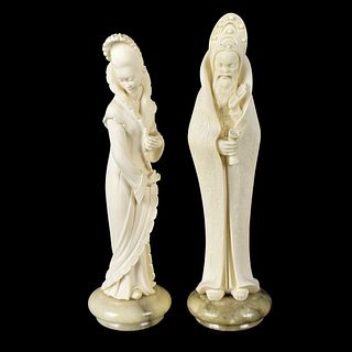 Two A. Giannelli Chinese Figurines