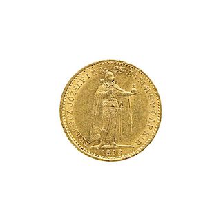 1893 20 KORONA GOLD COIN