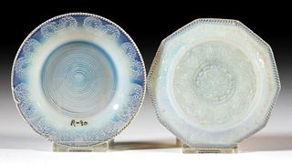 LEE/ROSE NO. 90 AND 95 PRESSED CUP PLATES, LOT OF TWO