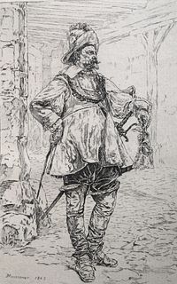 Ernest Meissonier - Soldat Sous Louis XIII
