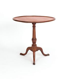 Georgian mahogany tea table, mid 18th c., 28 1/2".