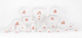 Wedgwood tea service in the flying cloud pattern t