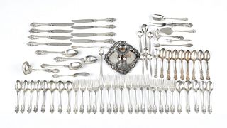 Sterling flatware, 66 ozt., together with assorted