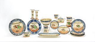 Seventeen pieces of Royal Doulton Falconry porcela