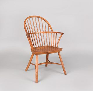 English windsor arm chair, early 19th c.