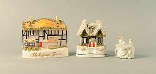 Staffordshire figure of Shakespeare's house, 5 1/2