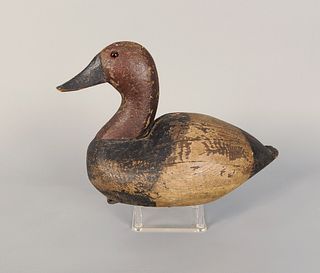 Pennsylvania carved and painted duck decoy, early0