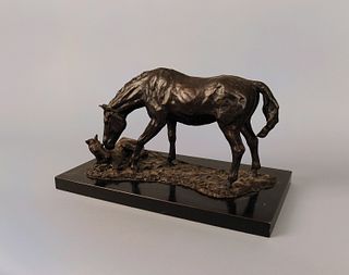Ernest Chiriacka (American, 1920-2010), bronze fig