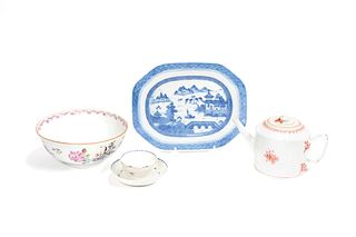 Collection of Chinese export porcelain, 18th/19th.