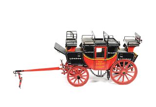 English stagecoach model of the Comet, 20th c., 17
