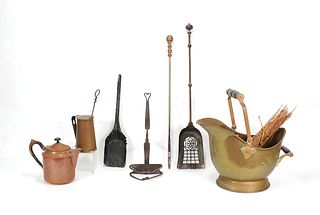 Miscellaneous metalware, 19th/20th c., to includer