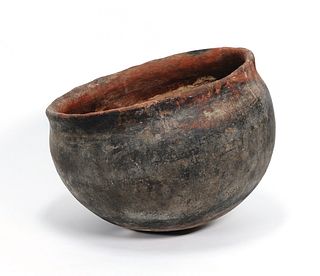 Large pre-Columbian bowl, 11" h., 13" dia.