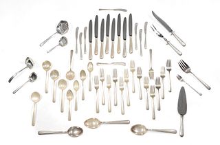 Towle sterling silver flatware service in the Aris
