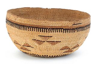 West Coast Native American tlingit basket, 19th c.
