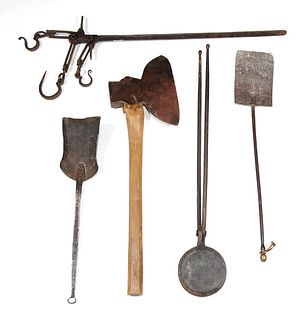 Miscellaneous iron to include wafer iron, broad ax