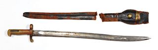 German dress sword with scabbard, blade - 22" l.,t