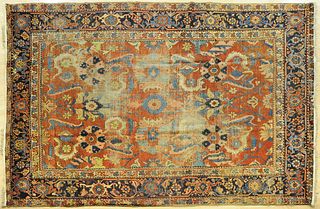 Heriz carpet, early 20th c., 13' 3" x 8' 7".