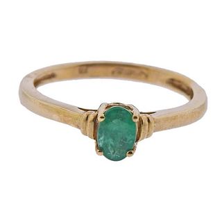 Kallati Gold Emerald Ring