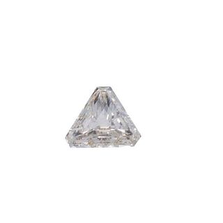 GIA 0.65ct L Faint Brown VS2 Triangular Diamond