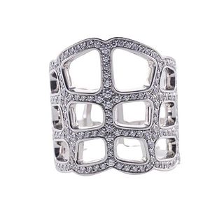 Hermes Niloticus 18k Gold Diamond Ring