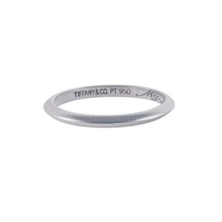 Tiffany &amp; Co Platinum 2mm Wedding Band Ring