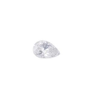 GIA 0.46ct H VS1 Pear Diamond