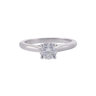 Cartier 0.65ct Diamond Platinum Engagement Ring