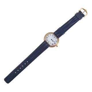 Cartier 18k Gold Ellipse Manual Watch 7809