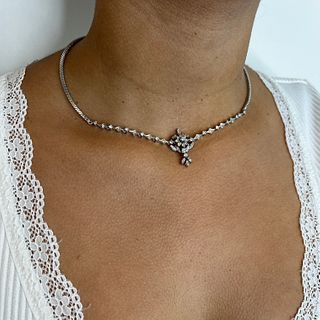 18k Diamond Necklace 