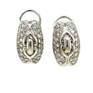 18k Diamond Earrings 