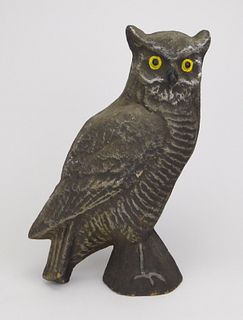Paper mache owl