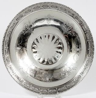 TOWLE POMPEIAN ADAM STERLING SILVER FOOTED TRAY