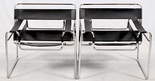 MARCEL BREUER WASSILY CHAIRS PAIR