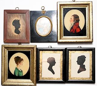 SILHOUETTE AND PORTRAITS 6 PIECES