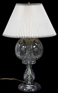 CRYSTAL TABLE-LAMP OVERALL SIZE