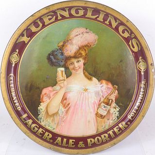 1899 Yuengling's Lager Ale and Porter 12 inch tray Pottsville Pennsylvania