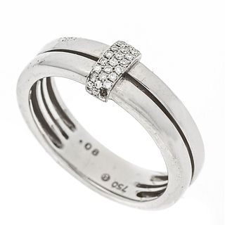 Diamond ring WG 750/000 with 2
