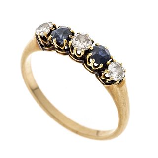 Diamond-sapphire ring RG 585/0