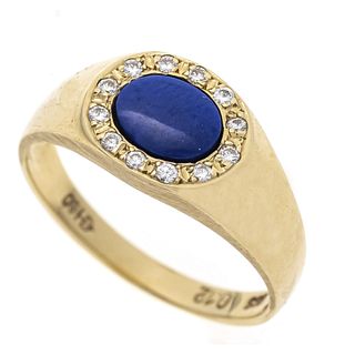 Lapis lazuli diamond ring GG 5