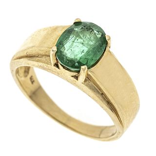 Emerald ring GG 375/000 with o
