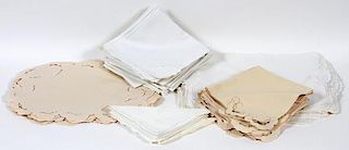 CONTEMPORARY LACE AND LINEN NAPKINS & PLACEMATS