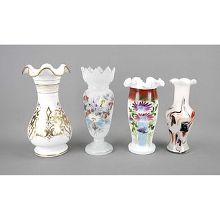 Four vases, 20th c. different