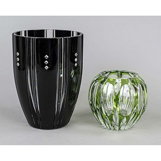 Two vases, 20th c., different