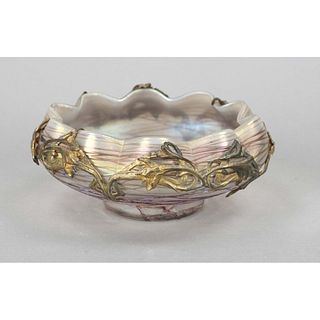 Flower-shaped Art Nouveau bowl