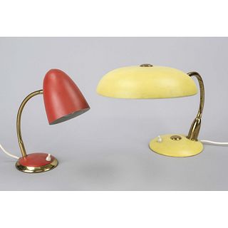 2 Lamps, Germany 1950s, lacquere