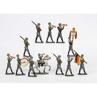 Mixed lot of tin soldiers, Germa