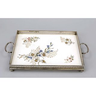 Tray with flowers, 1st half of 2